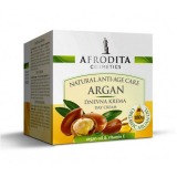 Crema de Zi pentru orice Tip de Ten cu Ulei de Argan - Cosmetica Afrodita Natural Anti-Age Care Day Cream with organic Argan Oil, 50 ml: